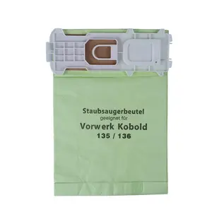 Sac à poussière Hifine pour accessoires d'aspirateur Vorwerk Kobold VK135 VK136 VK369