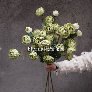 Rose artificielle Secret Garden, tige unique, 6 boutons, fleur en soie, haute simulation, décoration de mariage et de maison - Product Image 4