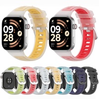 Bracelet en silicone transparent souple pour Xiaomi Mi Band 8 Pro 9 Pro 10 Pro Redmi Watch 4 5 6