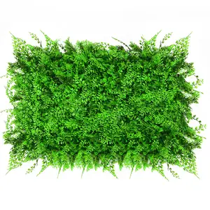 Artificial plant wall lawn factory wholesale ordinary encrypted eucalyptus plastic artificial green plant fake turf 60x40 cm