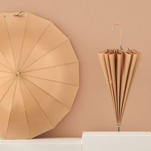 Parapluie de voyage de luxe grand format, résistant au vent, design classique, pour femmes, en polyester, style promotionnel - Product Image 4