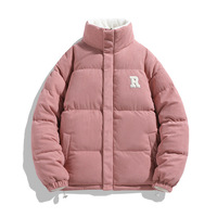 Veste Homme 2026 de Haute Qualité avec Logo Personnalisé, Fermeture Éclair Réversible, Style Coréen, Coupe Ample, Col Montant, pour Couples