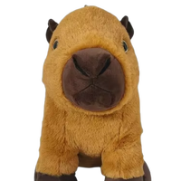 Adorable peluche capybara réaliste, jouet en peluche câlin, super doux, en coton PP lavé, anti-stress, unisexe, pour enfants, anniversaire