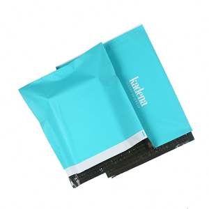 Bolsa de Embalaje de Plástico Autoadhesiva Resistente a Desgarros con Logotipo Impreso en Color Azul, Bolsa de Envío para Entregas - Product Image 1