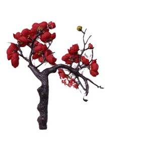 Yixuan Artificial Plum Blossom Bonsai Mixed Color <b>Silk</b> <b>Flowers</b> Handmade Wedding Decorations - Product Image 2