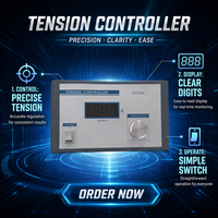 Contrôleur de Tension Automatique 24V avec Capteur de Cellule de Charge - Modes Manuel/Automatique pour Pièces de Machines à Papier et à Sacs