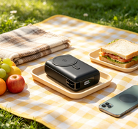 Batterie externe magnétique sans fil 20000mAh, charge rapide PD20W, charge sans fil 15W, batterie externe portable