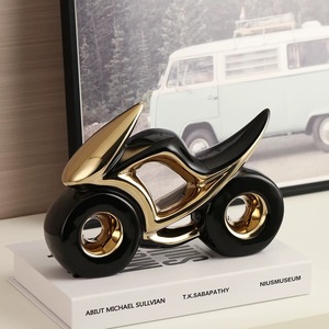 Modern Simple Ceramic Motorcycle Light Luxury <strong>Ornaments</strong> <strong>for</strong> <strong>Living</strong> <strong>Room</strong> Entrance Decoration TV Cabinet Home Decor Sense Gifts - Product Image 3