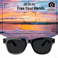 SENBONO M01 Lunettes intelligentes de mode avec caméra WIFI Prendre des photos Vidéo ChatGPT AI Traduction Appels Musique Lunettes de soleil intelligentes AI