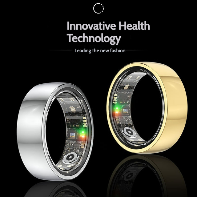Hot Sale OEM Smart Ring Supplier - Health Monitoring Ring with APP Control 24/7 Heart Rate BP Oxygen Sleep Tracking
