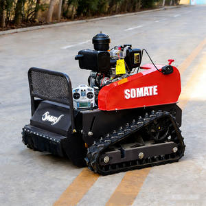 Tondeuse à gazon professionnelle industrielle diesel/essence 4 temps autopropulsée, largeur de coupe 500 mm, zéro-turn, éjection arrière, sur chenilles - Product Image 3