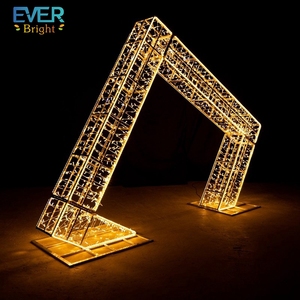 Luci a tunnel per festival natalizi, decorazione notturna per esterni in PVC per promenade costiere e percorsi da giardino - Product Image 5