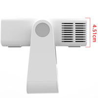 Proyector Portátil Android 14, Mini LED de Bolsillo, Cine en Casa, Corrección Trapezoidal Automática, Decodificación 720P 4K