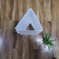 2-5MM Durable Résistant Aux Intempéries Carré Polypropylène Ondulé Arbre Gardes pour Plantation Protection Sapling Abri Poly Tubes