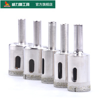 Forets à Diamant pour Perçage de Trous de 6 à 100 mm, Scies à Trous, Coupe-Trous, Taper en Diamant pour Carrelage, Marbre, Verre, Granit