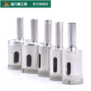 Forets à Diamant <span class=keywords><strong>pour</strong></span> Perçage de Trous de 6 à 100 mm, Scies à Trous, Coupe-Trous, Taper en Diamant <span class=keywords><strong>pour</strong></span> <span class=keywords><strong>Carrelage</strong></span>, Marbre, Verre, Granit - Product Image 2