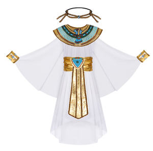 El más nuevo traje de Cosplay de Halloween, ropa de actuación en escenario, disfraces de <span class=keywords><strong>Faraón</strong></span> Egipcio para niño, vestidos de reina de Egipto para niña - Product Image 4