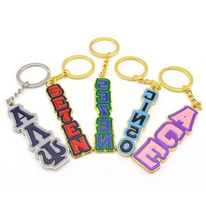 Wholesale <b>Custom</b> Hard Enamel Metal Keychain Personal Logo High Quality Souvenir Metal <b>Key</b> Ring Promotional Gift - Product Image 3