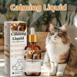 Le supplément pour animaux de compagnie de gouttes liquides apaisantes personnalisables soulage le stress et favorise la relaxation chez les chiens, les chiots et les chats - Product Image 4