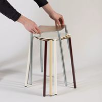 Tabouret carré d'extérieur en acier inoxydable pour cour, jardin, balcon, terrasse, café, salon de thé, restaurant, sièges de loisirs