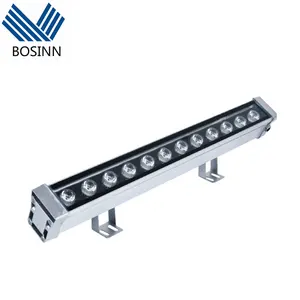 LED洗墙灯DMX512控制3个通道或4通道控制rgb 18W 36W线性泛光灯建筑洗墙灯
