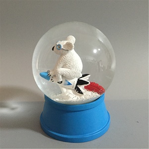 Custom design base in legno snow globe - Product Image 2