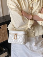 Sac Mini Boîte Luxe Perle Écrasée Classique Élégant Carré Sac à Main Femme Tendance Style Français Sac Bandoulière Bolsos De Marca