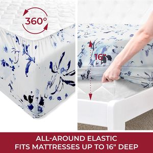 Bộ Đồ Giường Đặt Đôi Tấm Mềm Bốn Mảnh Tấm Ga Giường Đặt Duvet Cover Nữ Hoàng Kích Thước <span class=keywords><strong>Comforter</strong></span> Bộ Cho Nhà Cho Người Lớn - Product Image 4