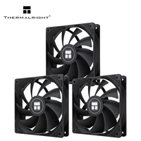 Thermalright TL-C12C 12cm Negro Ventiladores de enfriamiento de computadora PC Ventilador de presión de aire de juego de nivel