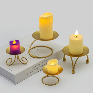 10cm vòng dẫn Nến sáp hương nón Spa đám cưới đứng tấm trang trí sắt người giữ ngọn nến cho giáng sinh cho Spa & đám cưới - Product Image 4
