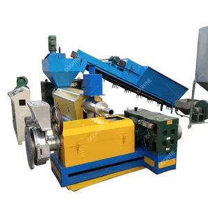 Two Stage Automatic Plastic Pellet Extruder Granulator Machine For PP/PE Plastic Granules Recycling