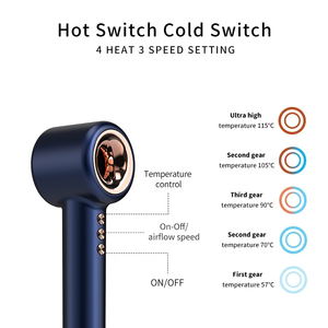 高品质吸式吹风机中空无刷离子高速吹风机 - Product Image 4