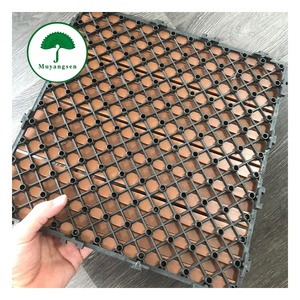 <span class=keywords><strong>Prix</strong></span> d'usine – Dalles de terrasse WPC modernes antidérapantes pour extérieur, résistantes à la pression, pour jardin et parc (DIY, gris) - Product Image 3