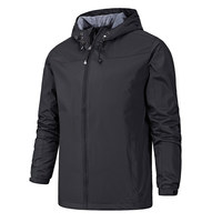 Nouvelle arrivée : veste coupe-vent légère pour homme en nylon ripstop, à capuche, pliable, résistante à l'eau, pour l'extérieur