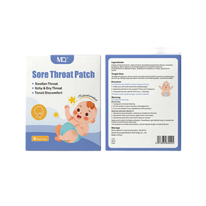 Parche cómodo de amígdalas, producto más vendido, OEM, ODM, ingredientes naturales, diseño portátil, parche para el dolor de garganta - Product Image 4