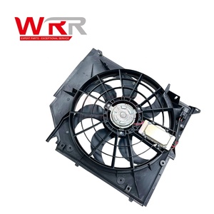 ชุดพัดลมระบายความร้อนหม้อน้ำสำหรับ BMW E46 320i 325i 330i เครื่องยนต์อัตโนมัติ ทนทาน พร้อมฝาครอบมอเตอร์ - Product Image 2