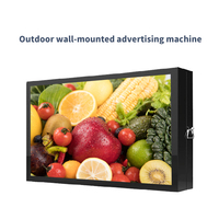 Écran tactile publicitaire de beauté de 32 pouces Panneau LCD Tablette murale Machine publicitaire pour centre commercial