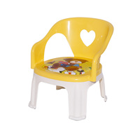 Table et chaises pour enfants légers colorés chaise bébé en plastique bon marché pour la maison cuisine école chambre utilisation
