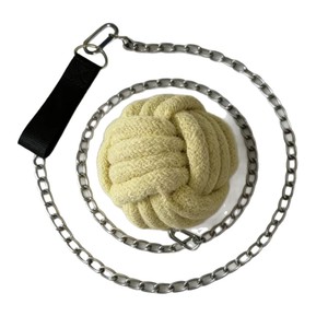 Poi de Fuego de Fibra de Aramida con Cadena de Acero Inoxidable Resistente al Calor para Espectáculos de Danza con Fuego - Product Image 1