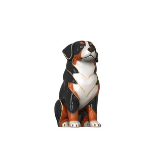 Urnes funéraires créatives en céramique pour animaux de compagnie, écologiques, avec logo, pour cendres de chien et de chat, fournitures funéraires commémoratives OEM, vente en gros - Product Image 2