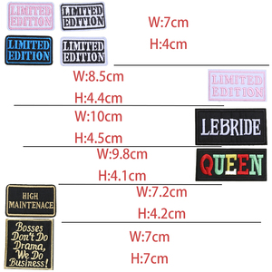 売れ筋ツイル生地のエコフレンドリーパッチメーカー、衣類や帽子用の3Dパーソナライズ刺繍ロゴパッチをカスタマイズ、接着タイプ - Product Image 3