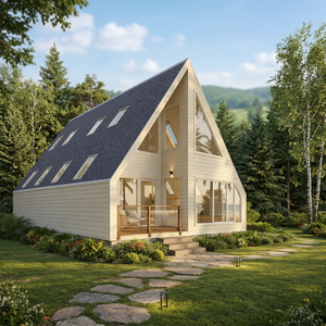 Cabana B – Casa Modular Prefabricada de Doble Altura con 1 Dormitorio y Forma de A, Área Total Construida: 877 pies cuadrados - Product Image 2
