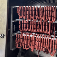Nouveau Four à Fumage à Vapeur Automatique en Acier Inoxydable de Qualité Commerciale Aimeida avec Contrôle Précis de la Température pour la Transformation de la Viande