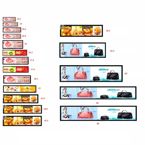 หน้าจอ LCD ขนาด43.9นิ้ว1920X540 3840x1080สำหรับ<span class=keywords><strong>ใช้</strong></span><span class=keywords><strong>ใน</strong></span>อาคารชั้นวางของในร้านค้าปลีก - Product Image 2