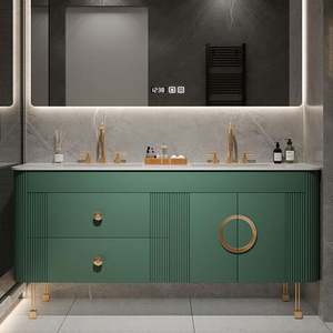 YALIG Modern <b>Furniture</b> Hanging Integrated Toilet Dresser Luxury Sink Bathroom Cabinet - Product Image 6