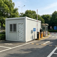 Maison modulaire légère et détachable en conteneur préfabriqué, logement portable en acier pour travailleurs