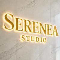 Enseignes murales lumineuses 3D personnalisées en aluminium pour salons de beauté, spas, barbiers – Décoration murale professionnelle