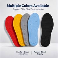 Semelles intérieures confortables en mousse PU absorbant les chocs, surface en maille respirante, coussin doux, soutien de la voûte plantaire écologique pour une utilisation quotidienne et sportive