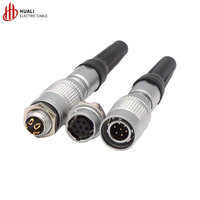Connecteur rapide YC8 3-7 broches mâle/femelle 8MM, prise à pression, boîtier en laiton plaqué or et chrome pour l'automobile