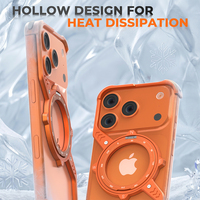 AUREXIONICS Coque Métallique pour iPhone 17 Pro avec Design Industriel en Forme de S
